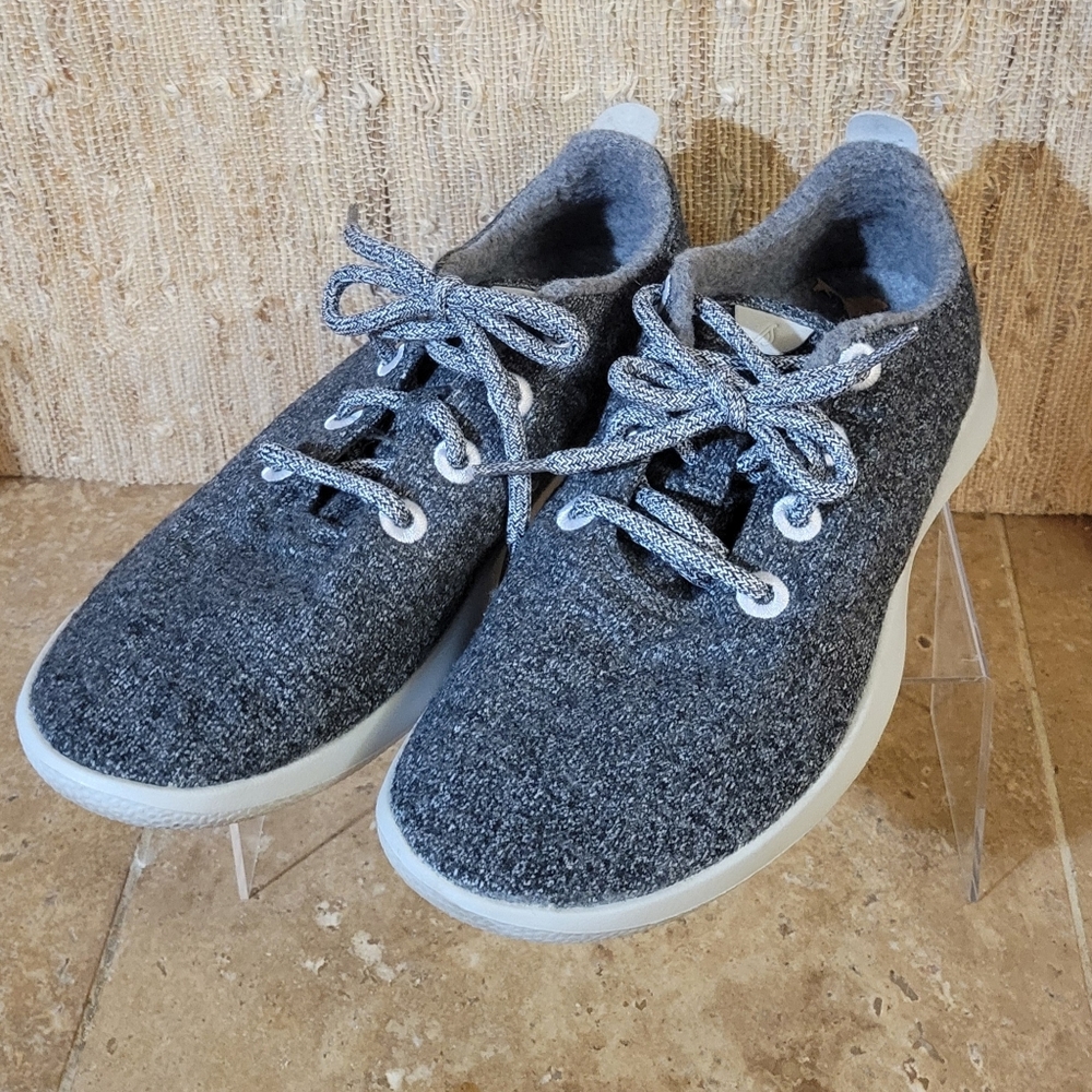 Allbirds Wool Runners Women's Size 9,  Grey (Light Grey Sole) EUC